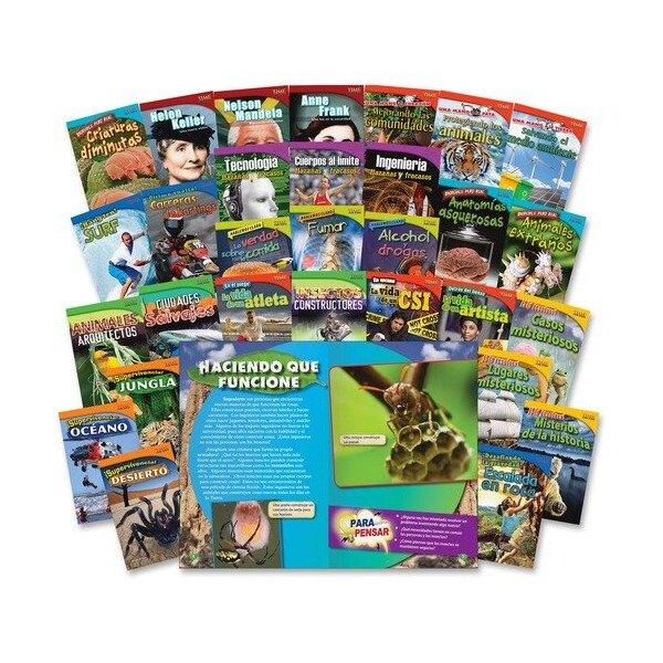 Shell Education Teacher Created Materials Informational Text Set, Spanish, Grade 4, 30 BK/ST, 30PK SHL18386 - main